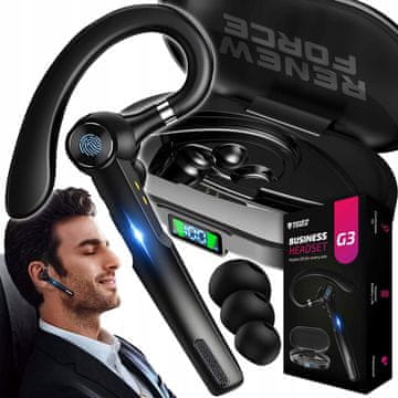 Dexxer Aku. Bluetooth 5.1 bežične slušalice za auto 10m + power bank 400mAh