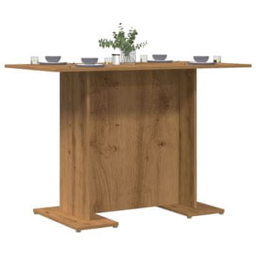 Vidaxl Blagovaonski stol Artisan hrast 110x60x75 cm