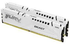 Kingston Fury memorija (RAM), 2x16GB, 6000MT/s, DDR5, CL36, DIMM, bijela (KF560C36BWE2K2-32)