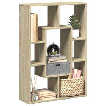 Vidaxl Polica, hrast Sonoma, 63x20x90 cm, materijal na bazi drva