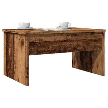Vidaxl Klub stolić, antikno drvo, 80x50,5x41,5 cm