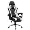 Aga Gaming stolica s osloncem za noge DS5011 Bijela