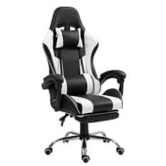 Aga Gaming stolica s osloncem za noge DS5011 Bijela