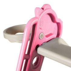 Aga4Kids Tobogan s rukohvatom 130 cm DS3701 Roza