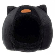 MG Plush krevet za mačke 36 x 33 cm, crno
