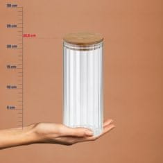 Kela Kutija za pohranu KL-15284 Dorothea čaša prozirna 22,5 cm 9,0 cm 1,1 l