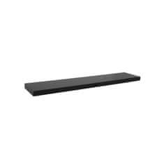 Aga Zidna polica 80x23,5 cm Crna