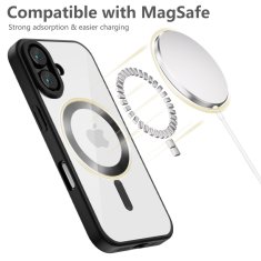Tech-protect MagFlex MagSafe maska za iPhone 16, crno