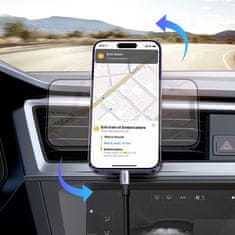 Ugreen LP428 magnetski držač mobitela za auto, crno