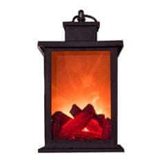 HOME & MARKER® LED stolna lampa s efektom plamena, dekorativna kamin svjetiljka, prijenosna, ambijentalna | FIRELAMP
