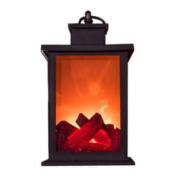 HOME & MARKER® LED stolna lampa s efektom plamena, dekorativna kamin svjetiljka, prijenosna, ambijentalna | FIRELAMP