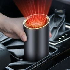 JOIRIDE® Auto grijač, 12V, s ventilatorom i odmagljivačem stakla, prijenosni, 360° kompaktni grijač | TURBOCUP