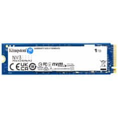 Kingston NV3 SSD pogon, M.2 NVMe, 1 TB (SNV3S/1000G)
