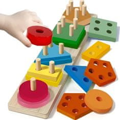 MG Wooden Sorter drvena igračka, oblici