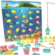 MG Montessori Fishing drvena igra ribolov