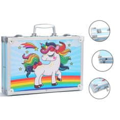 LIVEFY Art Kit set za slikanje u koferu za djecu 145kom, plava