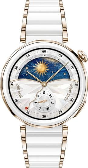 Huawei Watch GT 5 Pro pametni sat, 42 mm, keramika, bijela