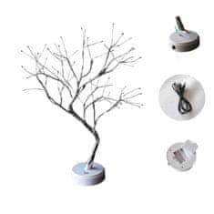 HOME & MARKER® LED bonsai lampa, svjetlosno drvo, dekorativna stolna svjetiljka, USB ili baterijsko napajanje | BLISSTREE