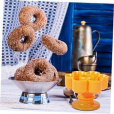 Netscroll Set od 3 kalupa za krofne i peciva, oblici srce, krug i cvijet, jednostavno oblikovanje tijesta, perivo i sigurno za hranu, DonutModels