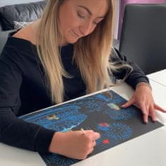 Netscroll Set za izradu praskanki za djecu i odrasle, uključuje 2 ilustracije i 3 alata, kreativni DIY hobi, opuštajuća umjetnost, savršeno poklon-iznenađenje, ScratchArt