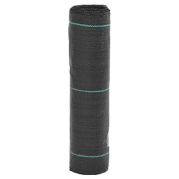 Vidaxl Agrotekstil protiv korova, crni, 0,5 x 10 m, PP