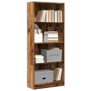 Vidaxl Polica, Staro drvo, 60x24x143 cm, Materijal na bazi drva