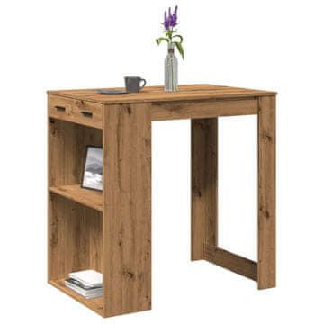 Vidaxl Barski stol, Artisan hrast, 102x70x103,5 cm
