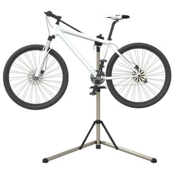 Vidaxl Sklopivi podesivi stalak za popravak bicikla 102-160 cm
