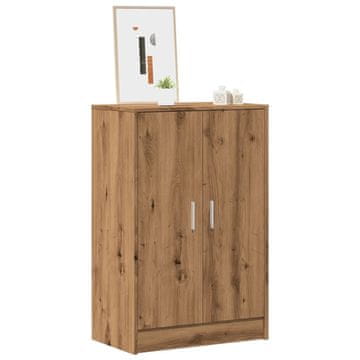 Vidaxl Ormarić za cipele Artisan hrast 60x35x92 cm Materijal na bazi drva
