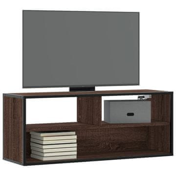 Vidaxl TV stalak smeđi hrast 100x31x39,5 cm