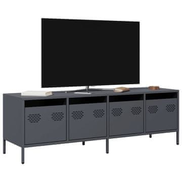 Vidaxl TV stalak antracit 135x39x43,5 cm hladno valjani čelik