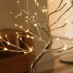 HOME & MARKER® LED bonsai lampa, svjetlosno drvo, dekorativna stolna svjetiljka, USB ili baterijsko napajanje | BLISSTREE