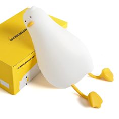 JOJOY® LED dječja noćna lampica u obliku patke, mekana silikonska svjetiljka s USB punjenjem | DUCKY