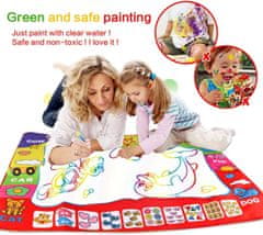 JOJOY® Vodena risalna podloga za djecu, Čarobna magnetna tabla za crtanje vodom, Višekratna edukativna igračka | SCRIBBLEZ