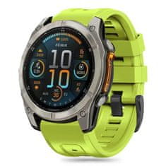 Tech-protect Silicone remen za Garmin Fenix 5x / 5x Plus / 6x / 6x Pro / 7x / 8 51mm, lime