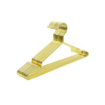 Songmics Vješalice za odjeću 42x03x205 cm zlatna metal