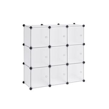 Songmics Organizator za pohranu 93x31x93 cm bijela