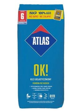 Atlas elastizirano ljepilo za pločice 25 kg