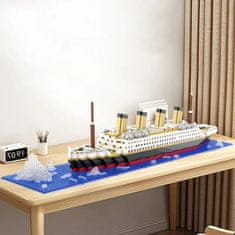 JOJOY® 3D puzzle Titanic slagalica 1860 dijelova, maketa broda od kockica za djecu i odrasle | TITANICBLOCKS