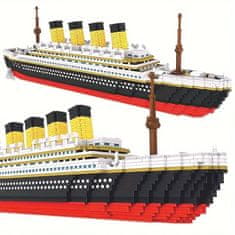 JOJOY® 3D puzzle Titanic slagalica 1860 dijelova, maketa broda od kockica za djecu i odrasle | TITANICBLOCKS