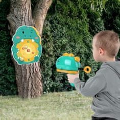 JOJOY® Dinosaur igra pucanja s pikadom, dječja igra gađanja mete s pištoljem i ljepljivim lopticama | DINOSNAP