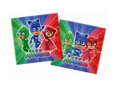 PJ Masks Rođendanski ubrusi 33 cm / 20 kom