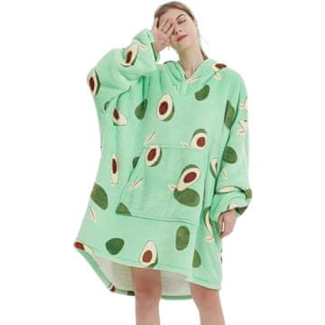 VIVVA® Topli pulover i deka s rukavima za djecu i odrasle, oversized | HOODZIE