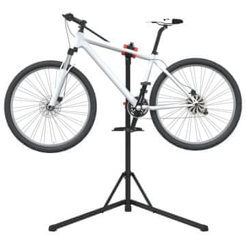 Vidaxl Sklopivi podesivi stalak za popravak bicikla 92-152 cm