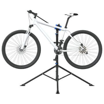 Vidaxl Sklopivi podesivi stalak za popravak bicikla 108-188 cm