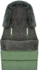 MoMi SARDI 2u1 vreća za spavanje, izolirana, vodootporna, odvojivo krzno, patentni zatvarač, otvori za pojaseve, torba, zelena (MOMI-DOD-SARDI-GREEN)