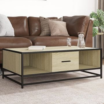 Vidaxl Klub stolić, hrast sonoma, 100x57x35 cm, materijal na bazi drva