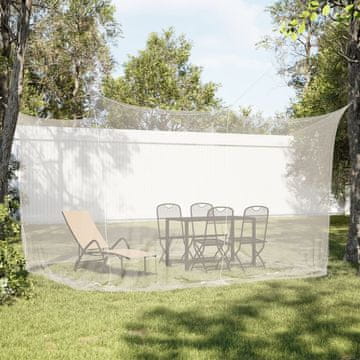 Vidaxl Mreža protiv komaraca, za unutarnju/vanjsku upotrebu, bijela, 300x300x250 cm