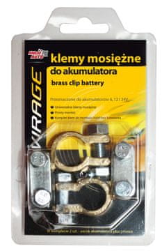 Moje Auto MESINGANE STEZALJKE ZA AKUMULATOR 2 KOM (+/-) - BIS 93-003