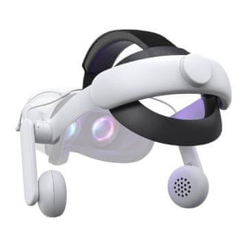 Kiwi Design Comfort Audio remen za glavu Kiwi Design QA01 za Meta Quest 2 bijele boje